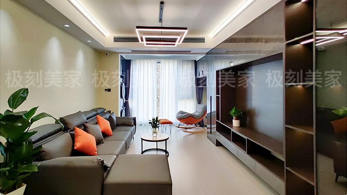95平意式極簡風(fēng)|湖南極刻美家全屋整裝
