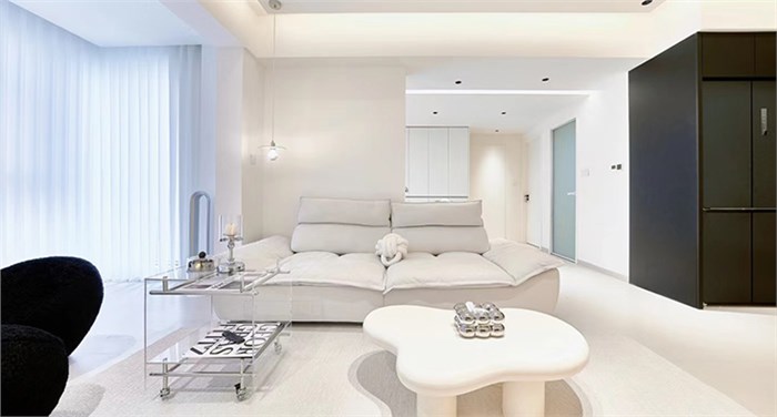 長沙濱江左岸-103m²現代極簡·極刻美家全屋整裝