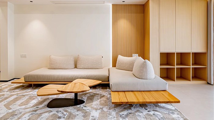 常德蓉國新賦-130m²現代原木·極刻美家全屋整裝