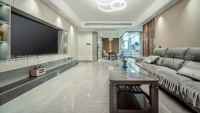 常德芷蘭公館-130㎡現(xiàn)代風格·極刻美家全屋整裝