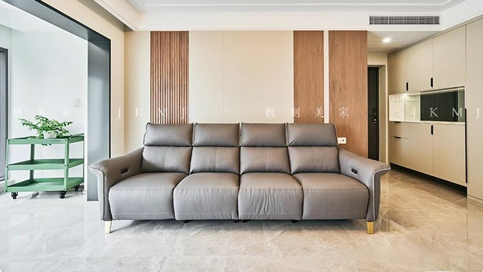 長沙-濱江府現(xiàn)代極簡143m²·極刻美家全屋整裝