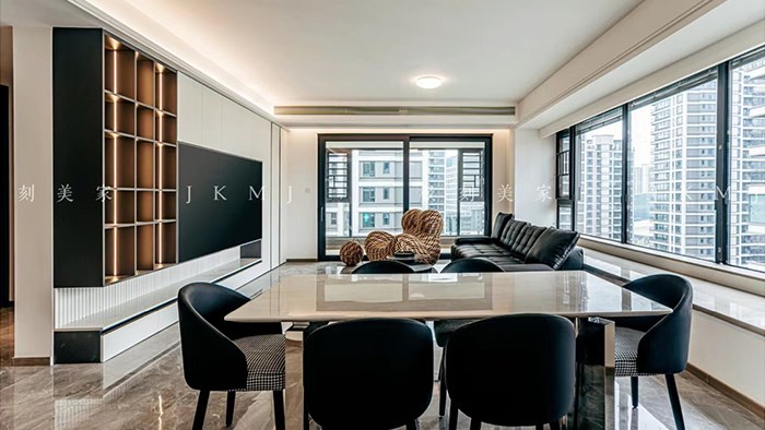 長(zhǎng)沙-湘江星匯城-1190m²意式極簡(jiǎn)風(fēng)·極刻美家全屋整裝