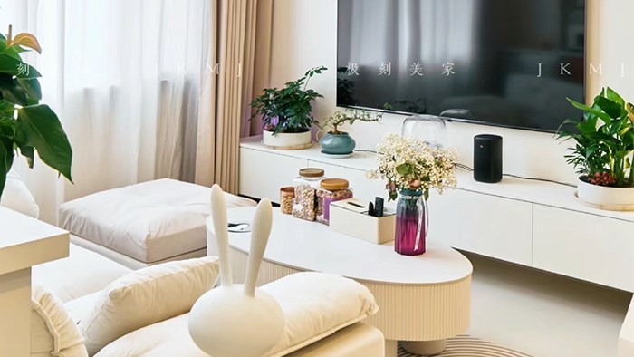 湖南長(zhǎng)沙-九璽華府-52m²奶油風(fēng)·極刻美家全屋整裝