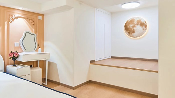 長沙珠江好世界40㎡半搭loft現(xiàn)代奶油·極刻美家