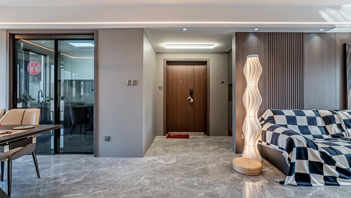 18w打造的124㎡現(xiàn)代暗黑風(fēng)質(zhì)感在線